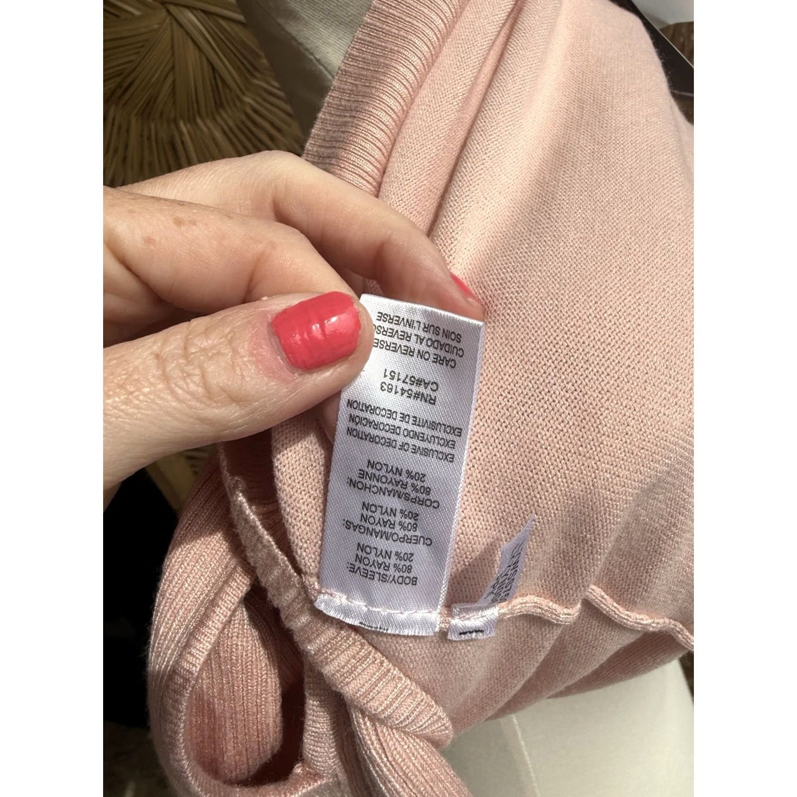 Karl Lagerfeld Karl Lagerfeld Paris Women Pink Cold Shoulder Bell Sleeve Sweater M Regular Womens Pullover Bow Open Round Neck Bell Sleeve Story Paris Theme Size M / US 6-8 / IT 42-44 - 7 Thumbnail