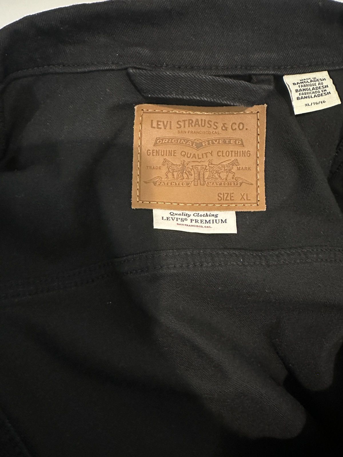 Levi's Levi's Men's XL Trucker Denim Jacket in Black Size US XL / EU 56 / 4 - 2 Thumbnail