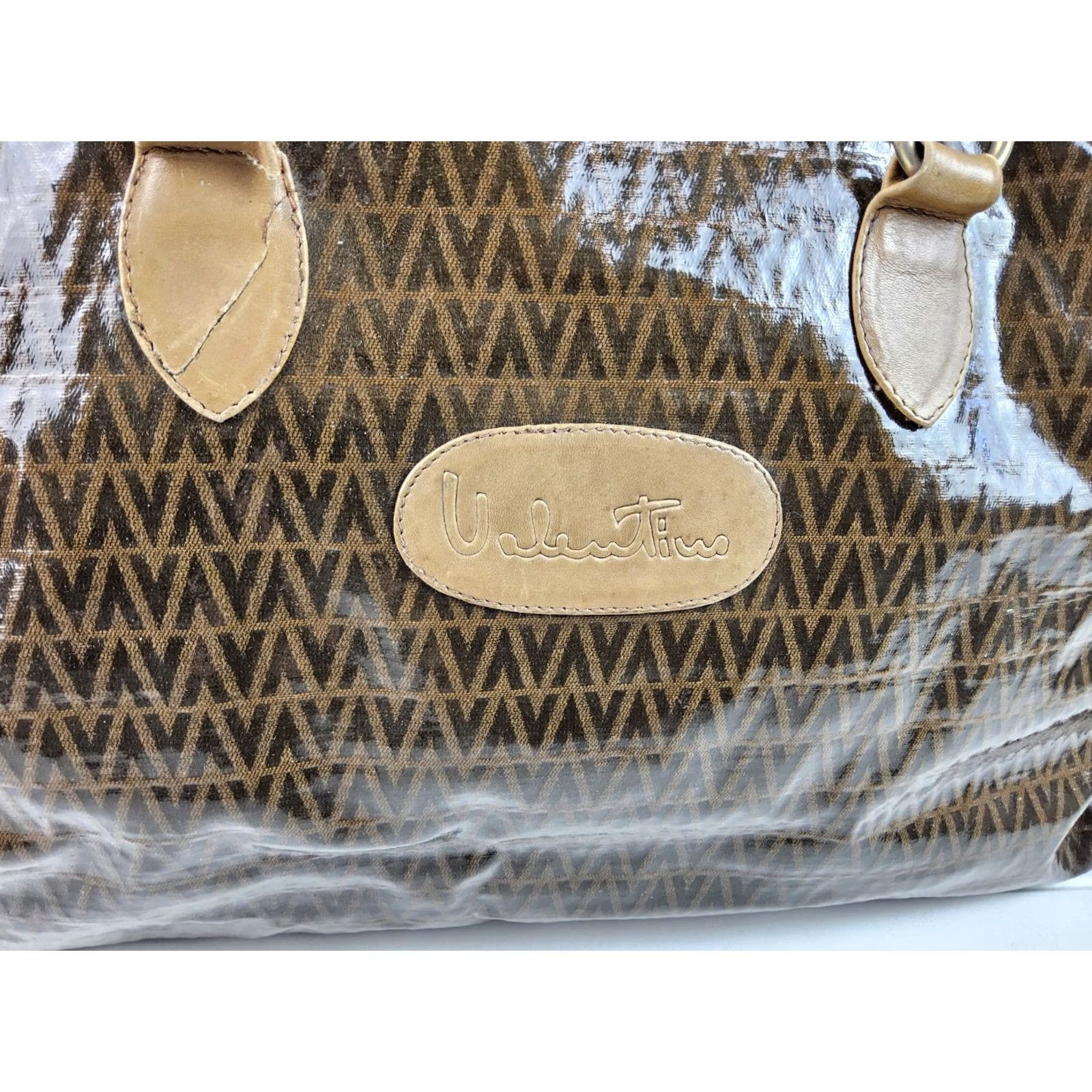 Valentino Valentino Satchel/Top Handle Bag Purse Duffle Large Women PVC multicolor Signature By Mario Valentino Size ONE SIZE - 6 Thumbnail