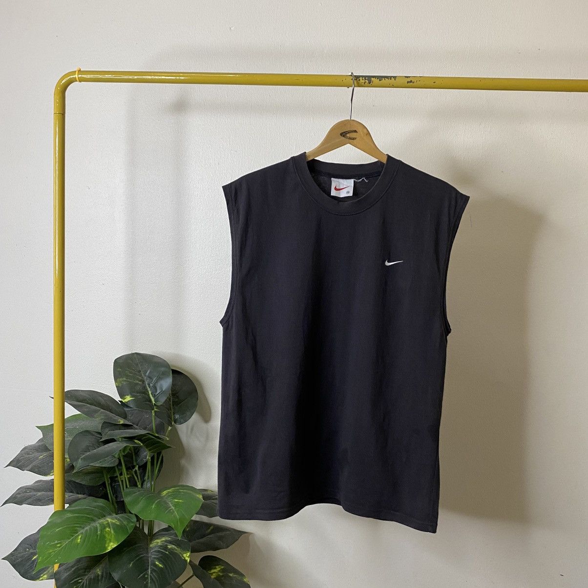 Vintage 90s Nike Black Blank Tank Top