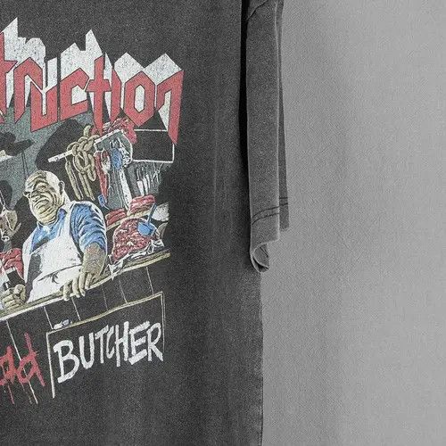 Japanese Brand Hirakawa x Hiro DESTRUCTION MAD BUTCHER SHIRT Vintage Size US XL / EU 56 / 4 - 2 Thumbnail