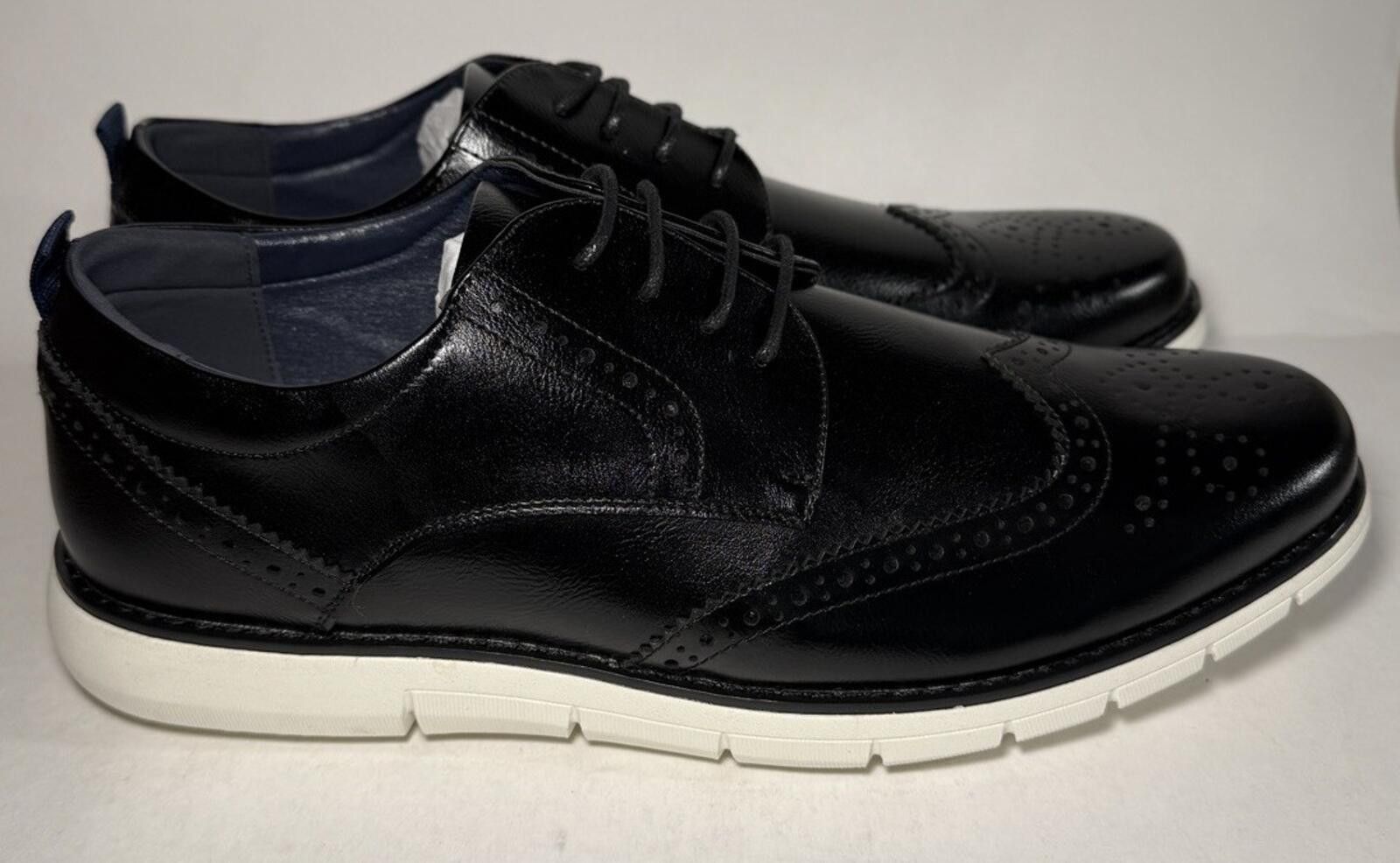 Other Dress Shoes Long Wing Oxford Brouges Formal Casual Black Size US 12 / EU 45 - 3 Thumbnail