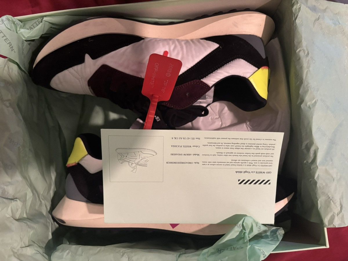 Off-White Off-White Arrow 'White Fuchsia Size US 10 / EU 43 - 3 Thumbnail