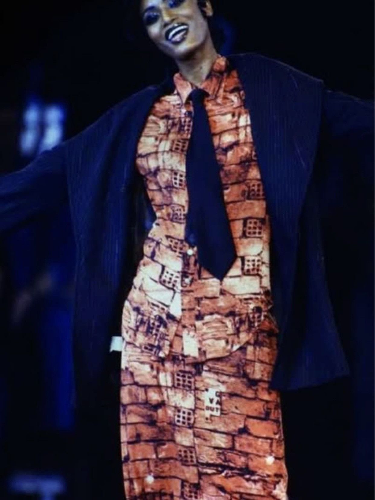 Jean Paul Gaultier JEAN PAUL GAULTIER 90’s “FIGHT RACISM” RUNWAY COUTURE Size XS / US 0-2 / IT 36-38 - 1 Thumbnail