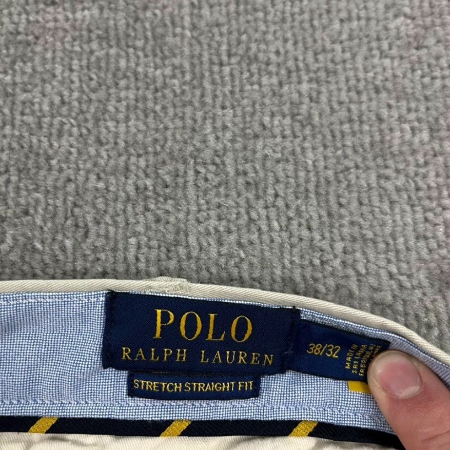 Polo Ralph Lauren Polo Ralph Lauren Pants Mens 38 x 31 Stretch Straight Brown Chino Cotton Twill Vintage No? Size US M / EU 48-50 / 2 - 4 Thumbnail