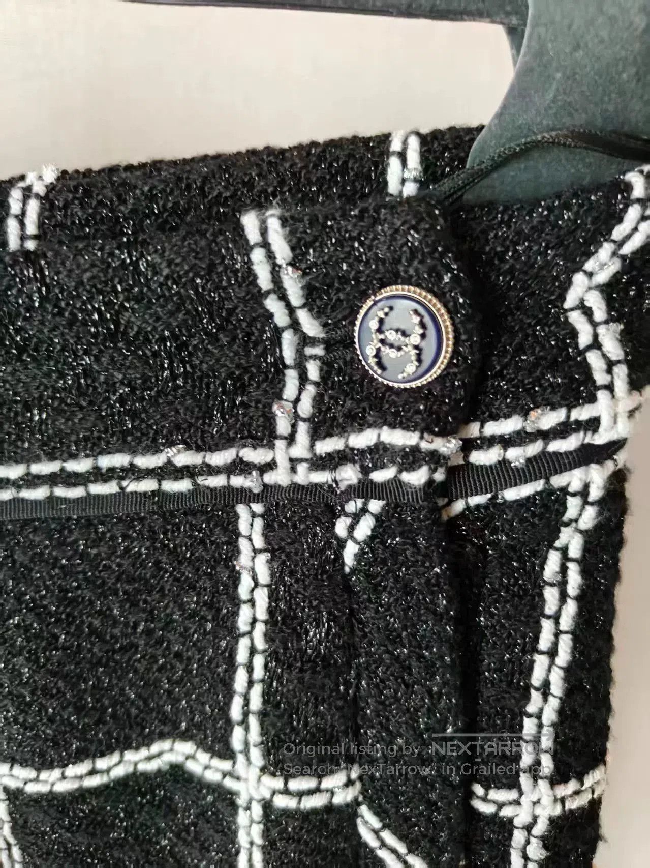 Chanel Chanel Checkered Cropped Pants. Size 31" - 2 Thumbnail