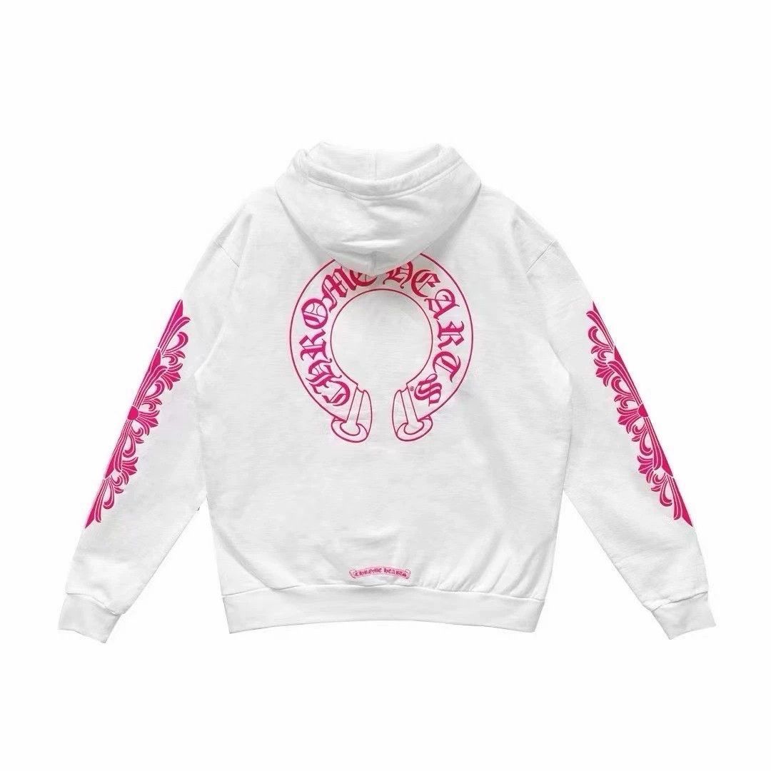 Chrome Hearts Chrome Hearts New White Pink Horseshoe Hoodie M Size M / US 6-8 / IT 42-44 - 2 Thumbnail