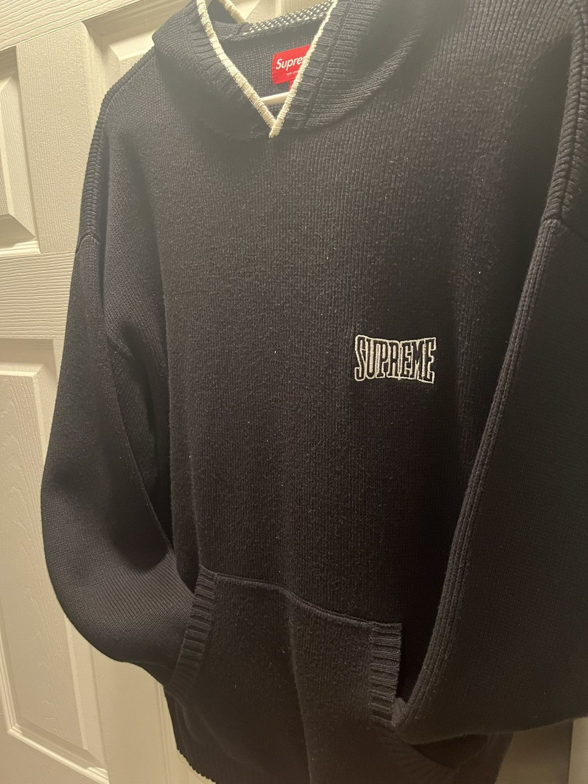 Supreme Supreme Black and White Knitwear Size US M / EU 48-50 / 2 - 7 Thumbnail