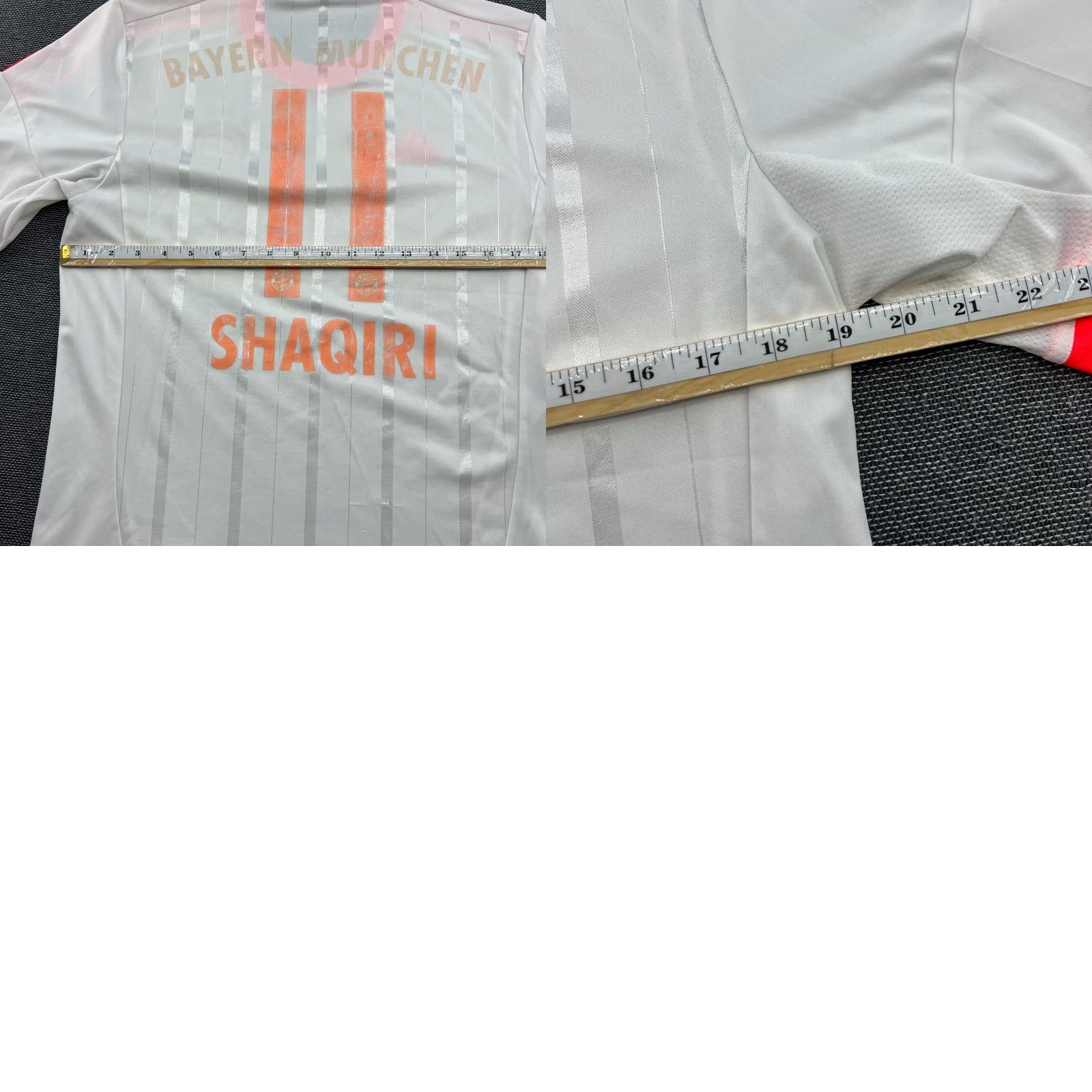 Adidas adidas Bayern Munich 2012 2013 Away Shaqiri Football Jersey Mens M White Soccer Shirt Jersey Mens Size US M / EU 48-50 / 2 - 10 Thumbnail