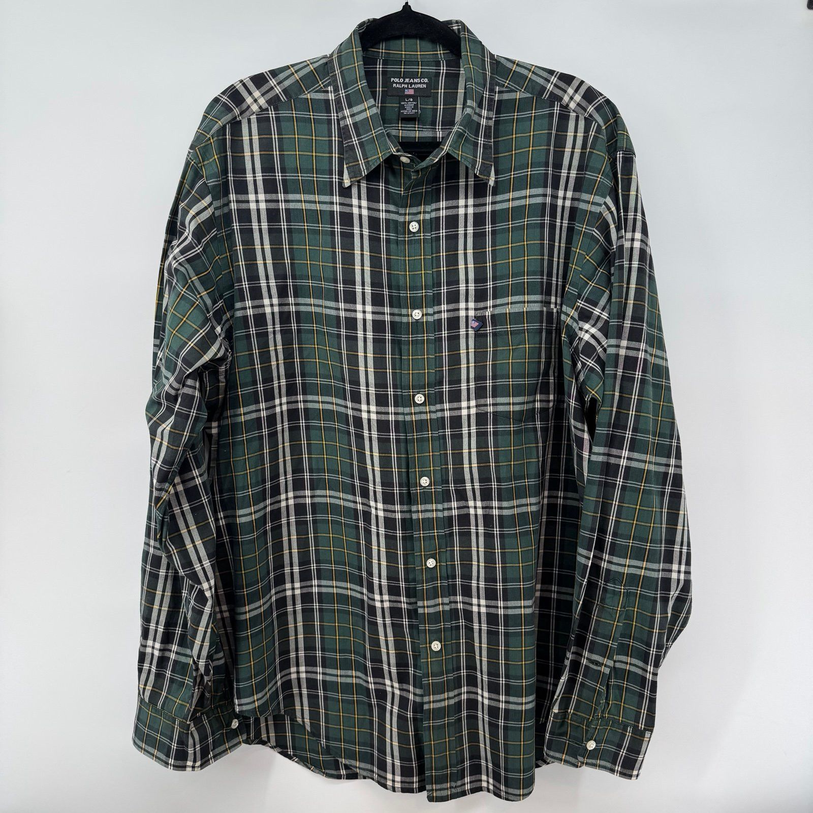 Polo Ralph Lauren Polo Jeans Co Ralph Lauren Mens Shirt L Long Sleeve Button Size US L / EU 52-54 / 3 - 1 Thumbnail