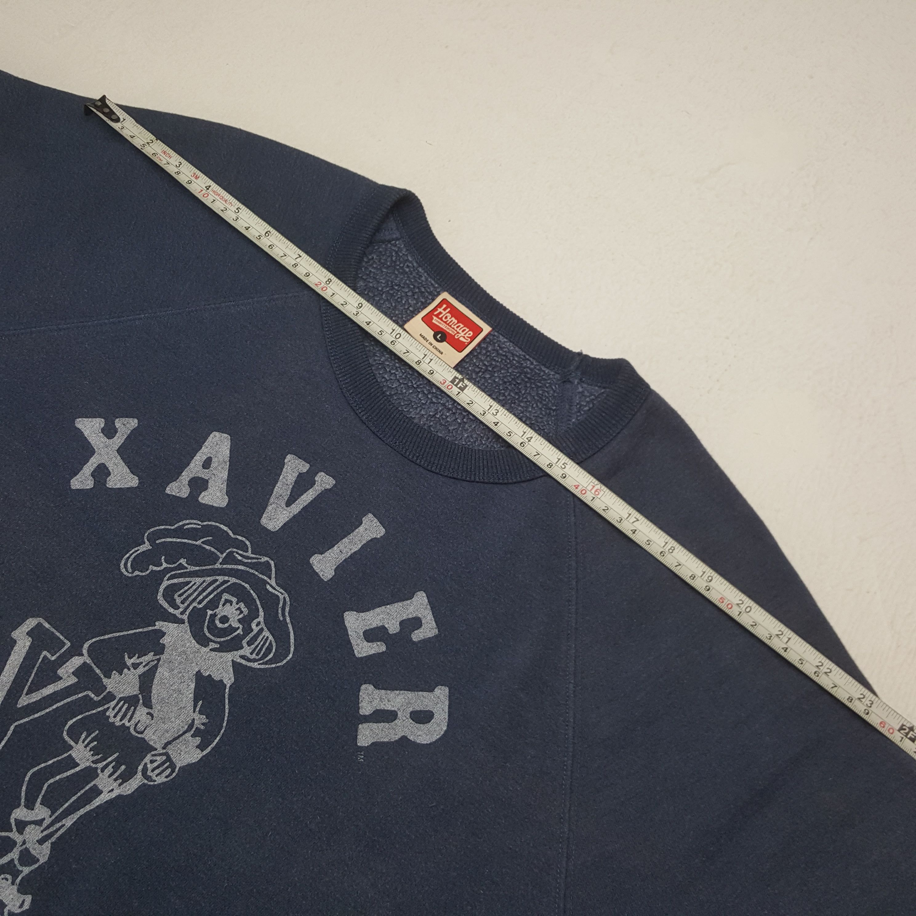 Homage × Vintage × Xavier Vintage Xavier Homage Japanese Style Sweatshirt C290N5 Size US L / EU 52-54 / 3 - 5 Thumbnail