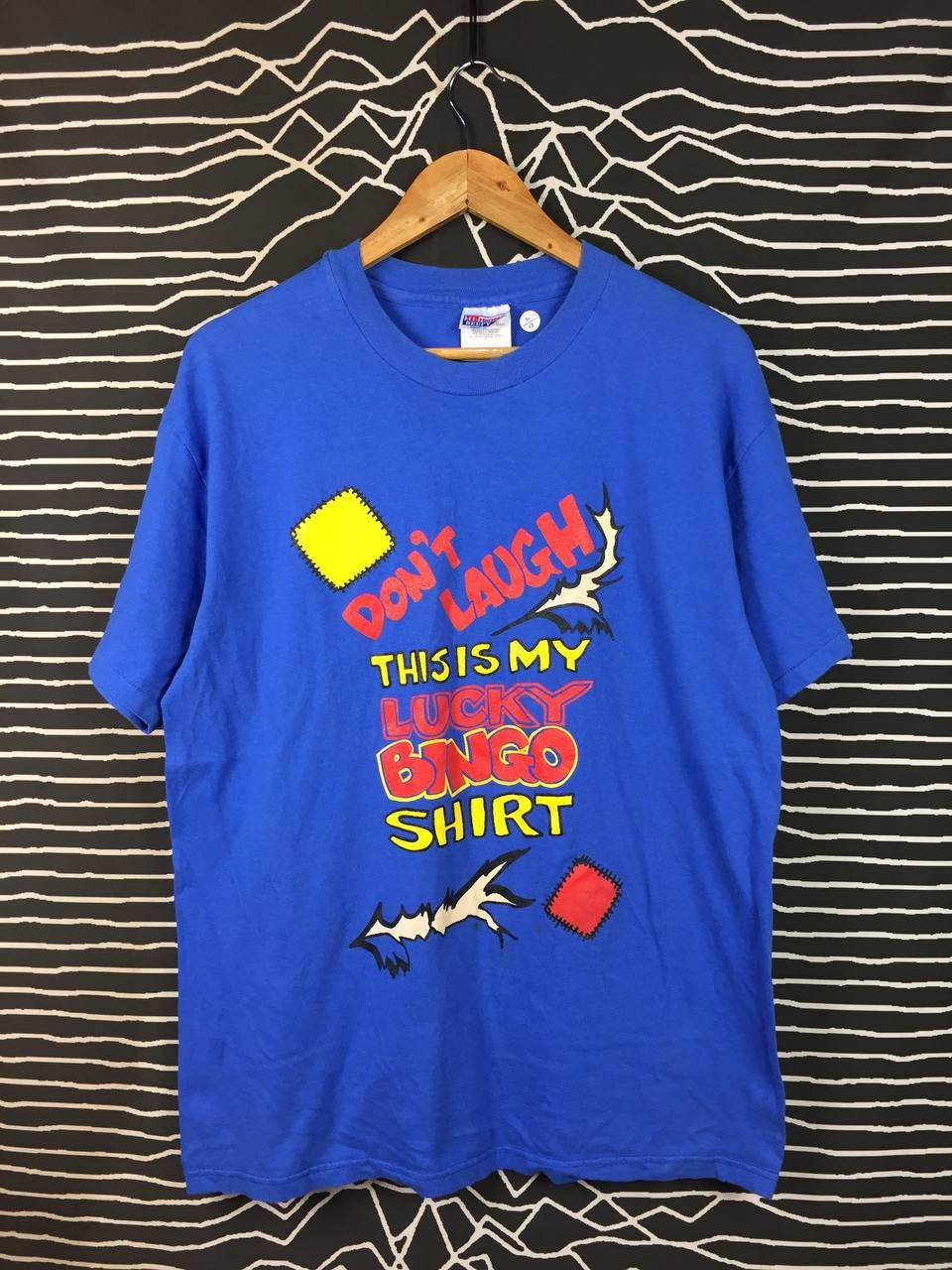 Vintage Vtg 90s Knights of Columbus Lucky Bingo Promo Tee Size US L / EU 52-54 / 3 - 1 Thumbnail