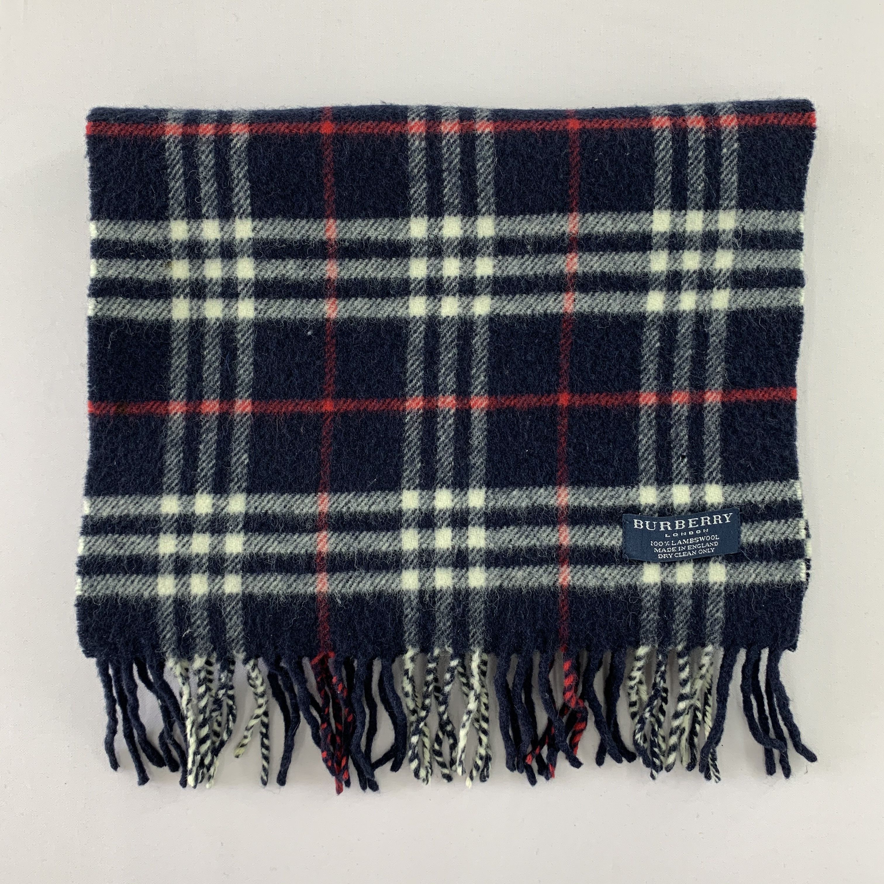 Burberry Burberry Scarf Wool Muffler Neck Wrap BL4326 Size ONE SIZE - 4 Thumbnail