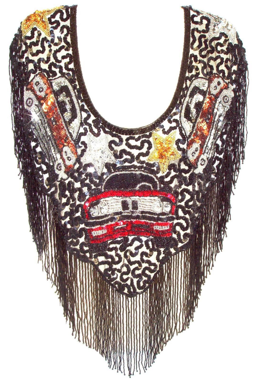 Designer Sequin Scarf Shawl with Fringes Oldies Size ONE SIZE - 1 Preview