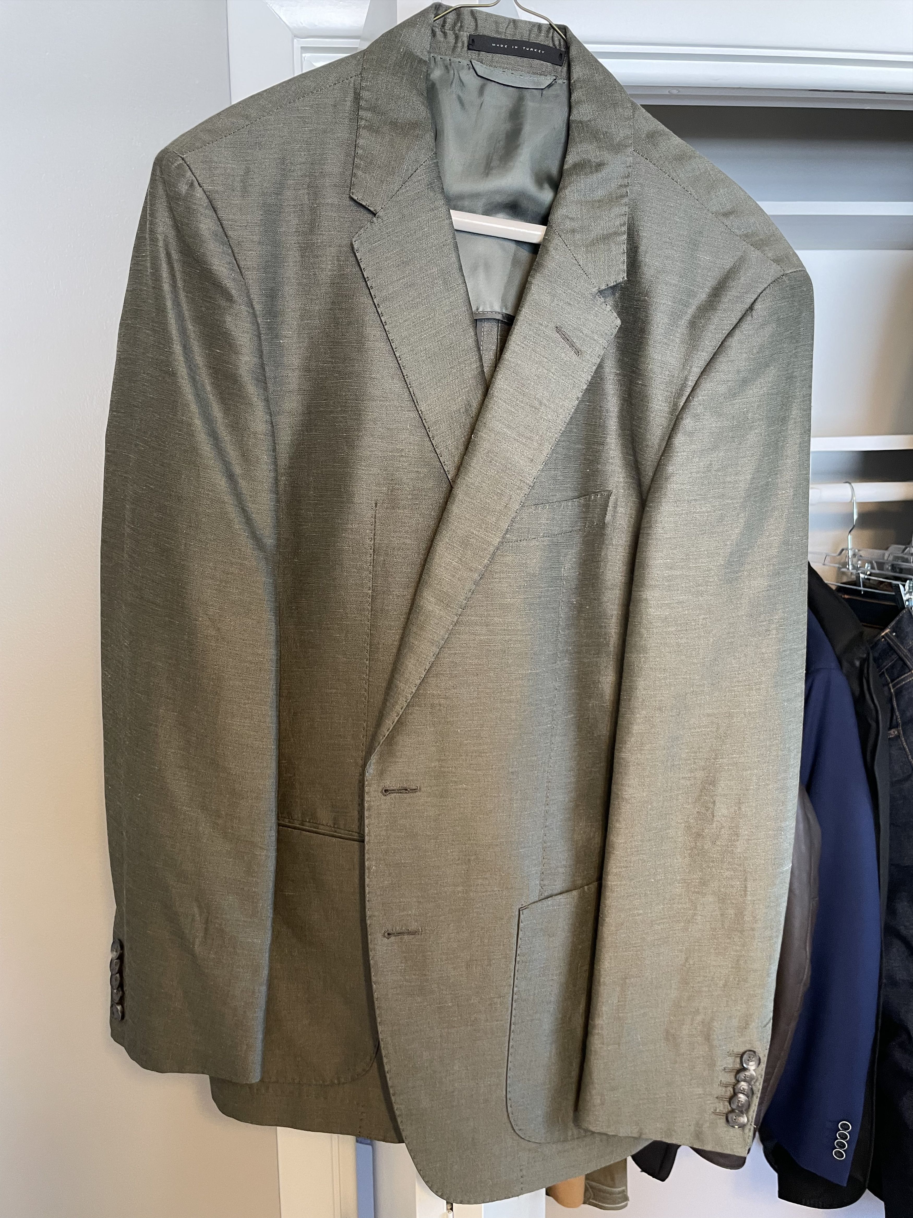 Hugo Boss Green/Grey Cast Boss Tailored Sports Jacket Size 40R - 1 Thumbnail