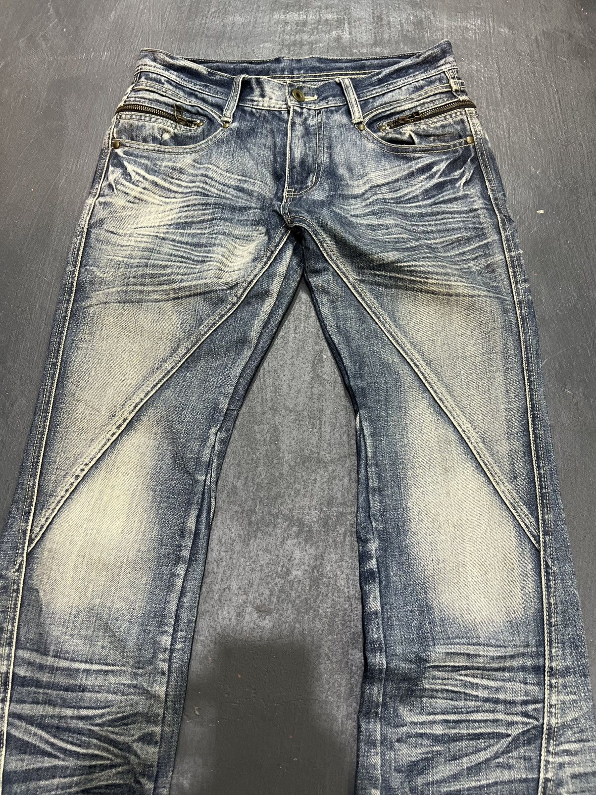 Michel Klein Michel Klein Flare Style Jeans Size US 30 / EU 46 - 4 Thumbnail