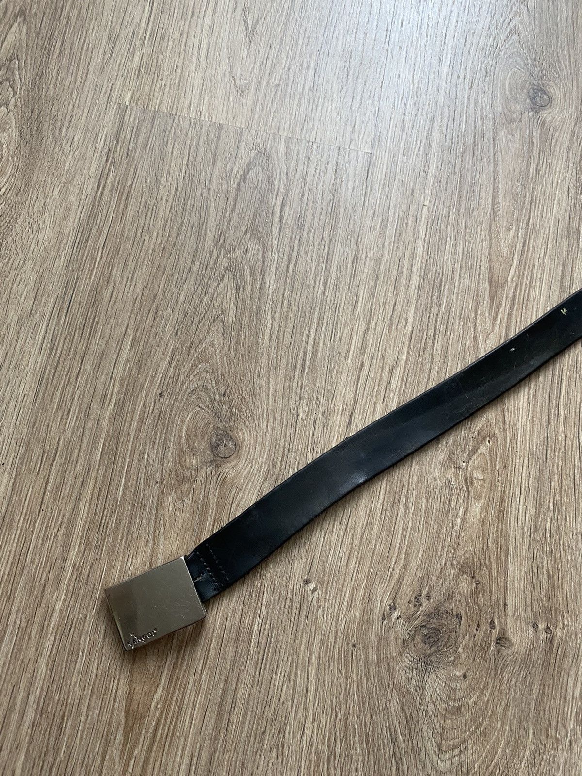 Kangol × Vintage Vintage Y2K Kangol leather mens black belt Size ONE SIZE - 5 Thumbnail
