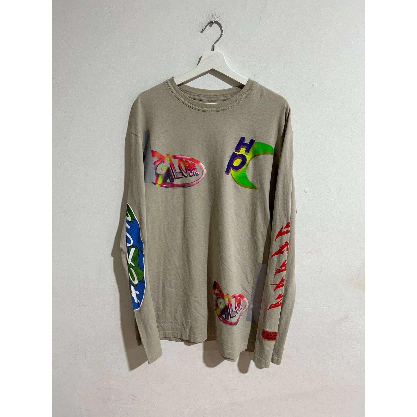 Heron Preston HERON PRESTON GLOBAL COLLAGE LS TEE SIZE LARGE Size US L / EU 52-54 / 3 - 1 Thumbnail
