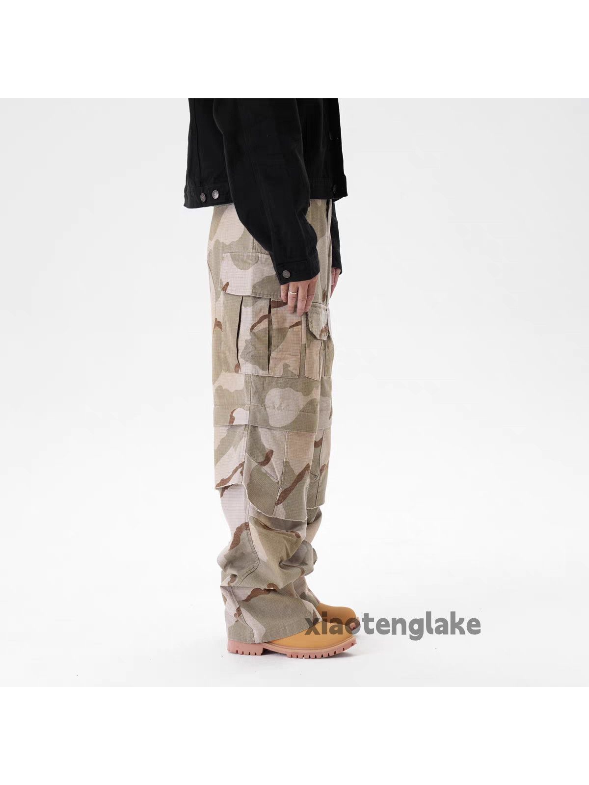 Vintage Utility loose baggy skate hiphop military camo cargo pants Size US 36 / EU 52 - 12 Thumbnail