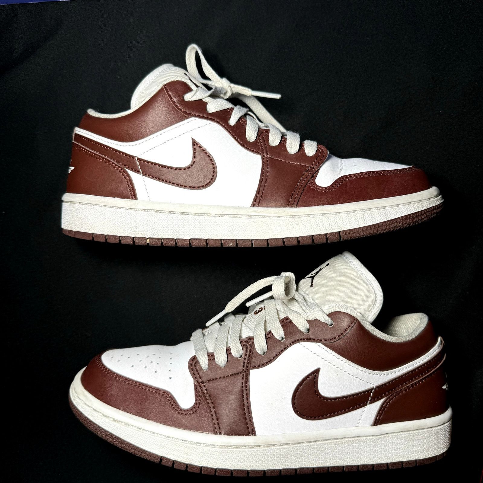 Jordan Brand × Nike Size 8 - Nike Air Jordan 1 Low Bronze Eclipse Women's Shoes Size US 8 / IT 38 - 2 Thumbnail