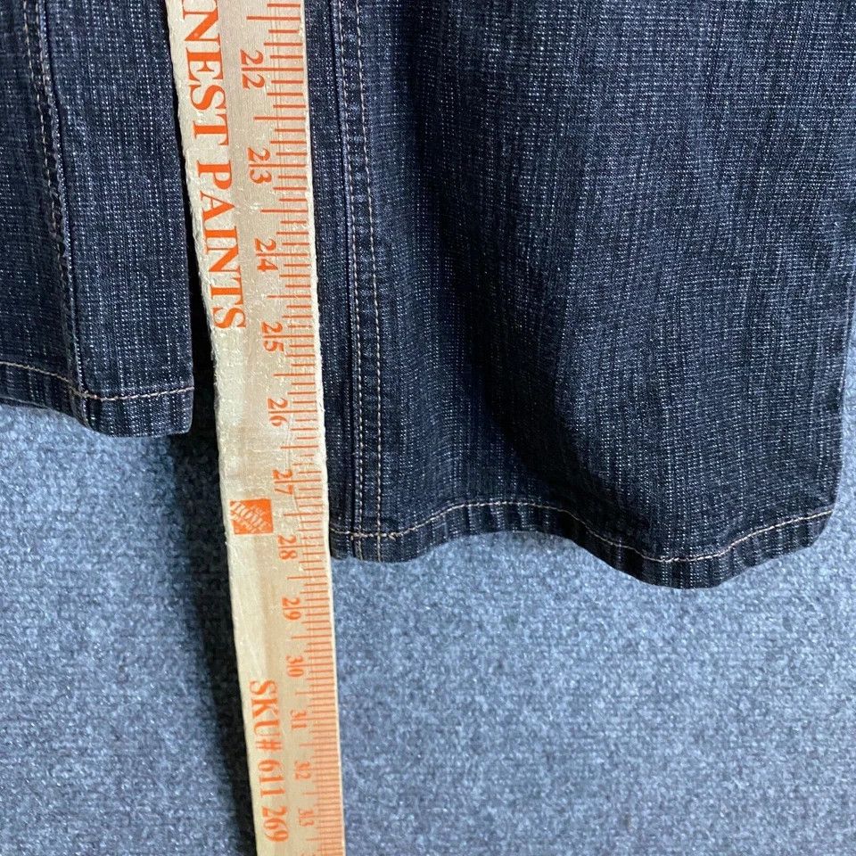 Coldwater Creek Coldwater Creek Jeans Women's 12P Straight Leg Denim Cotton Size 34" / US 12 / IT 48 - 6 Thumbnail