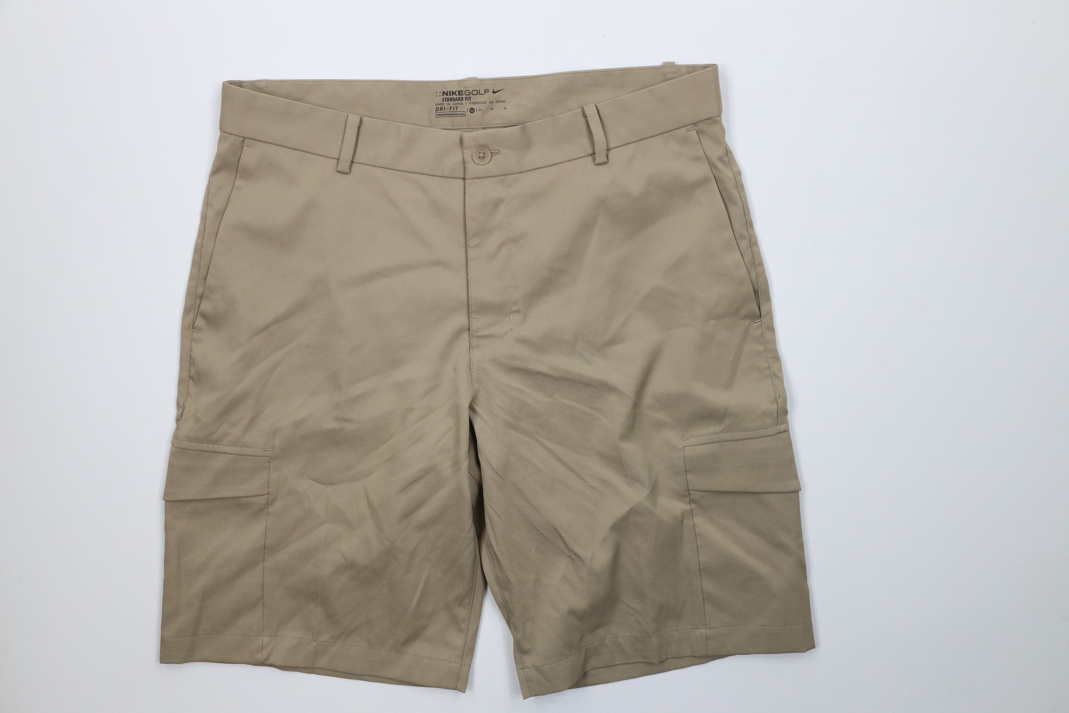 Nike Nike Golf Standard Fit Stretch Golfing Cargo Shorts Beige Size US 32 / EU 48 - 1 Thumbnail