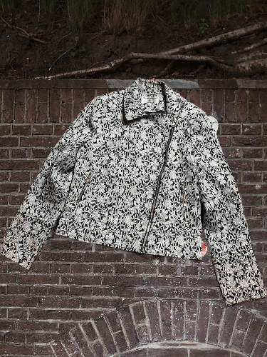 Vintage Helene Berman London Bee Biker Jacket Size XL / US 12-14 / IT 48-50 - 1 Thumbnail