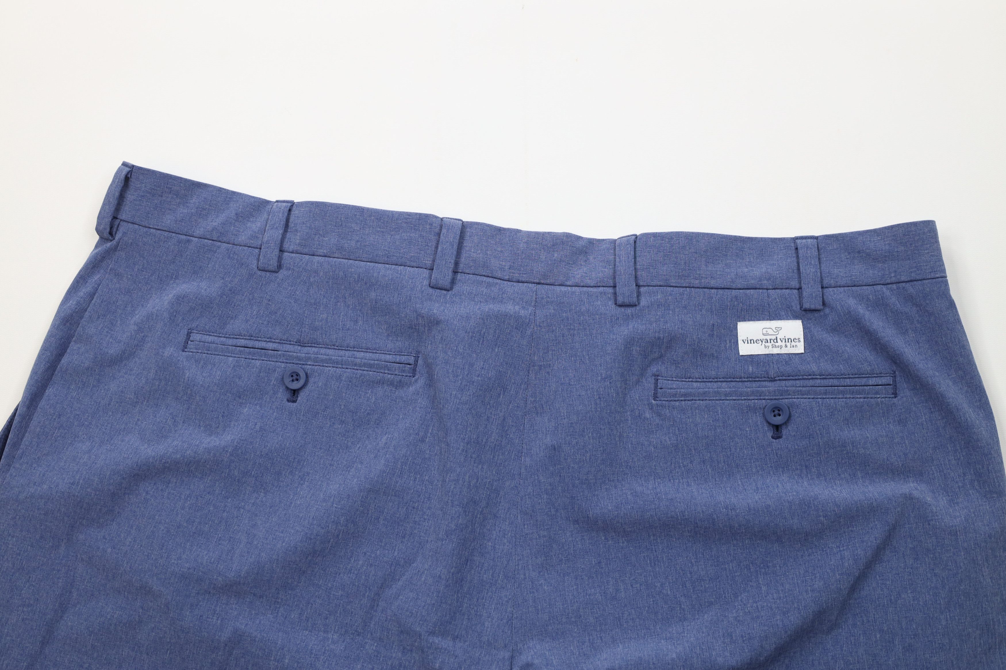 Vineyard Vines Vineyard Vines Knit Chino Golf Shorts Blue Chambray Size US 44 / EU 60 - 8 Thumbnail