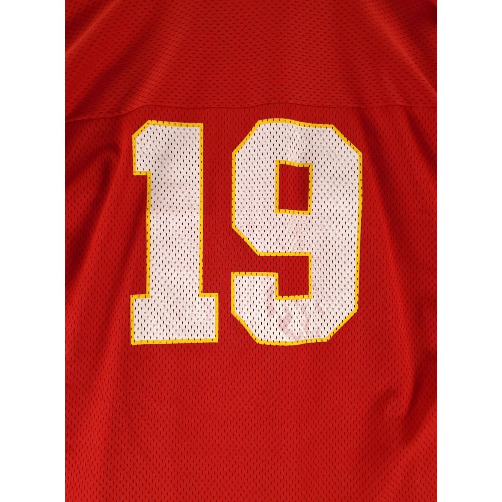 Logo 7 VINTAGE Kansas City Chiefs Jersey 19 Joe Montana 90s Logo 7 Red Mens XL Size US XL / EU 56 / 4 - 6 Thumbnail