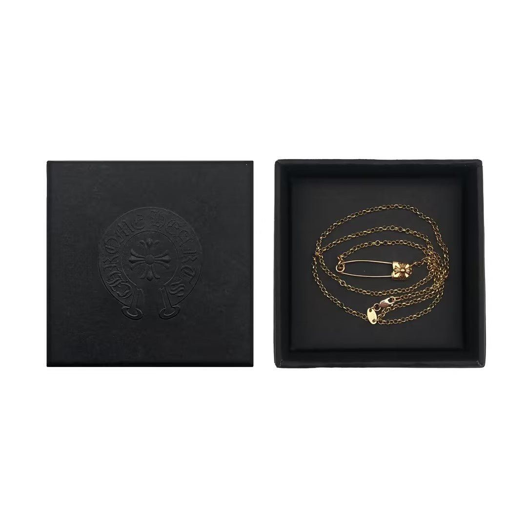 Chrome Hearts Chrome Hearts 22K Gold Safety Pin Necklace Size ONE SIZE - 4 Thumbnail