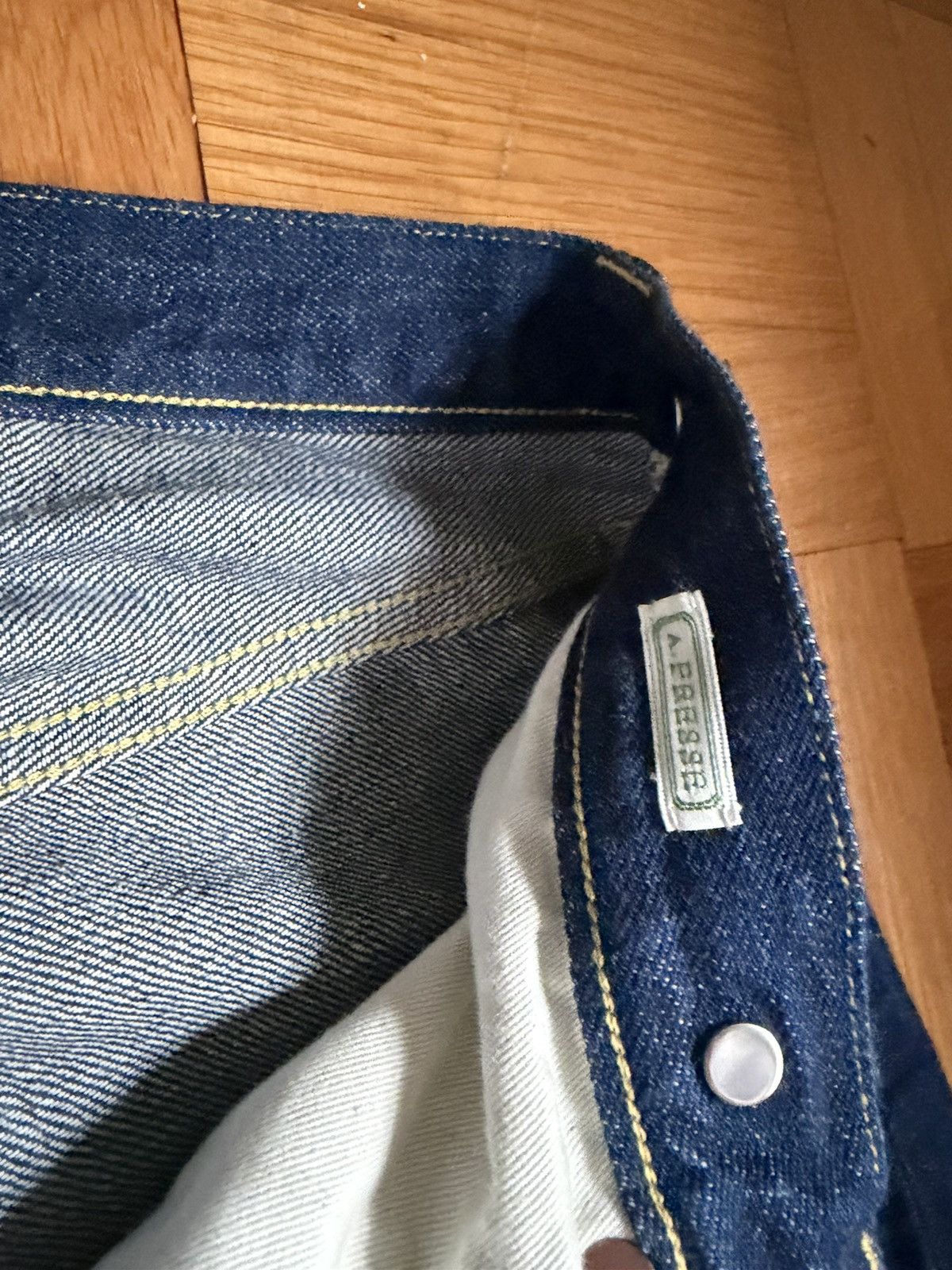 A.PRESSE A.Presse no.22 washed wide denim pants Size US 32 / EU 48 - 3 Thumbnail