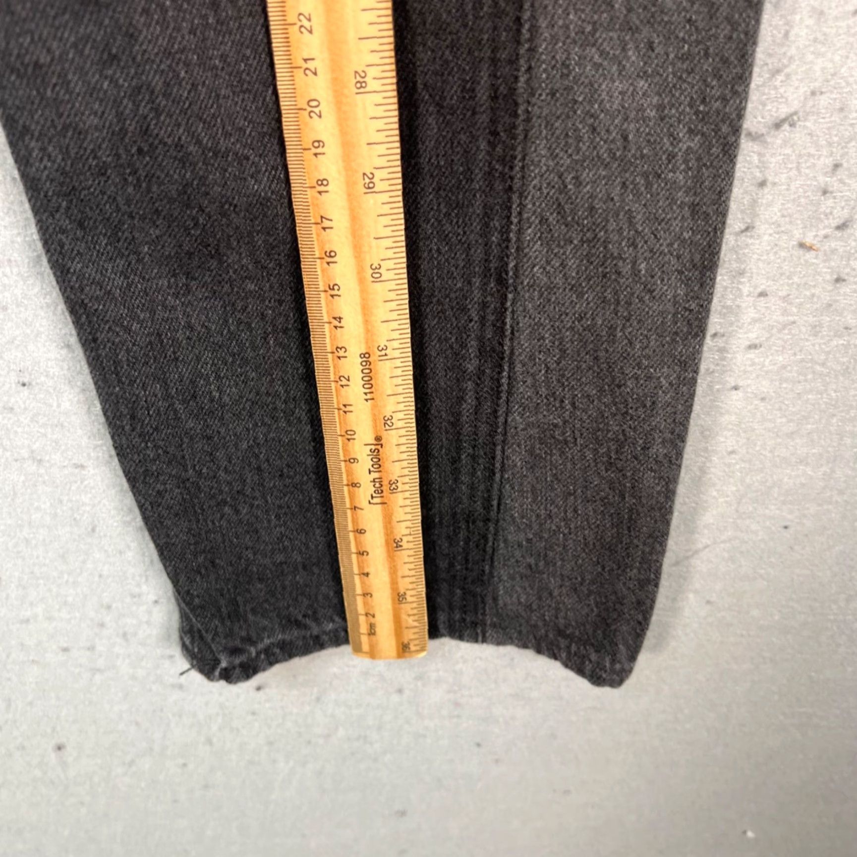 Rag & Bone Rag & Bone Womens Size 23 Maya High-Rise Straight Jeans Two Tone Black Denim Size 40" / US 18 - 7 Thumbnail