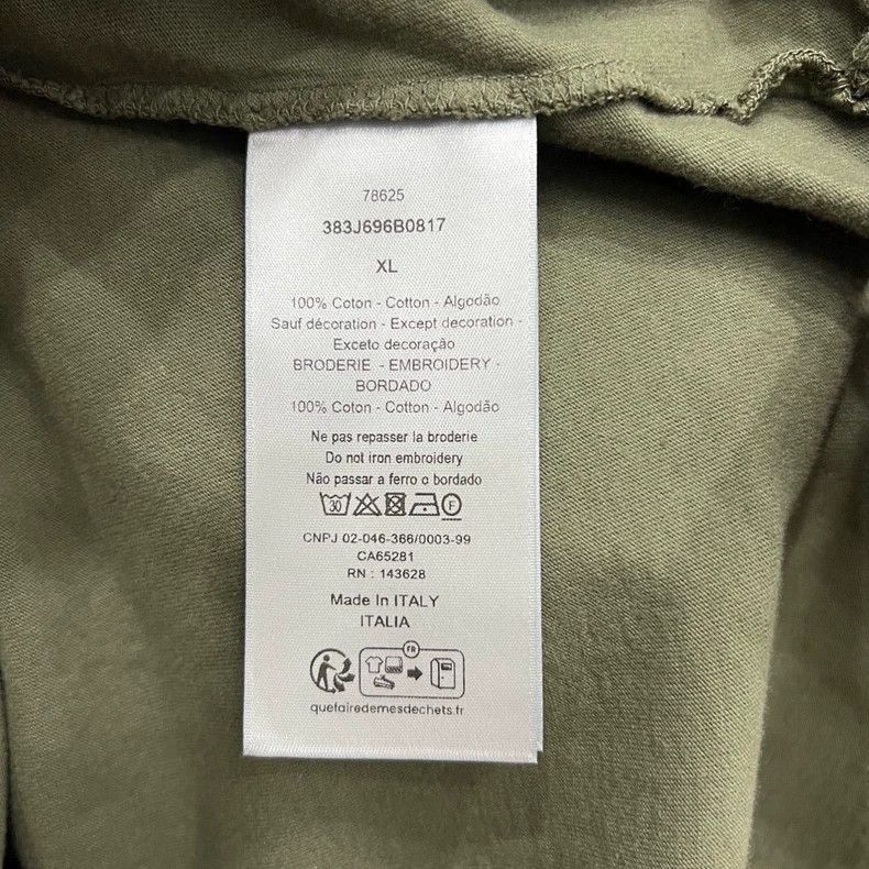 Dior Dior Green Short Sleeve Tshirt with Logo-2506 Size US XL / EU 56 / 4 - 6 Thumbnail