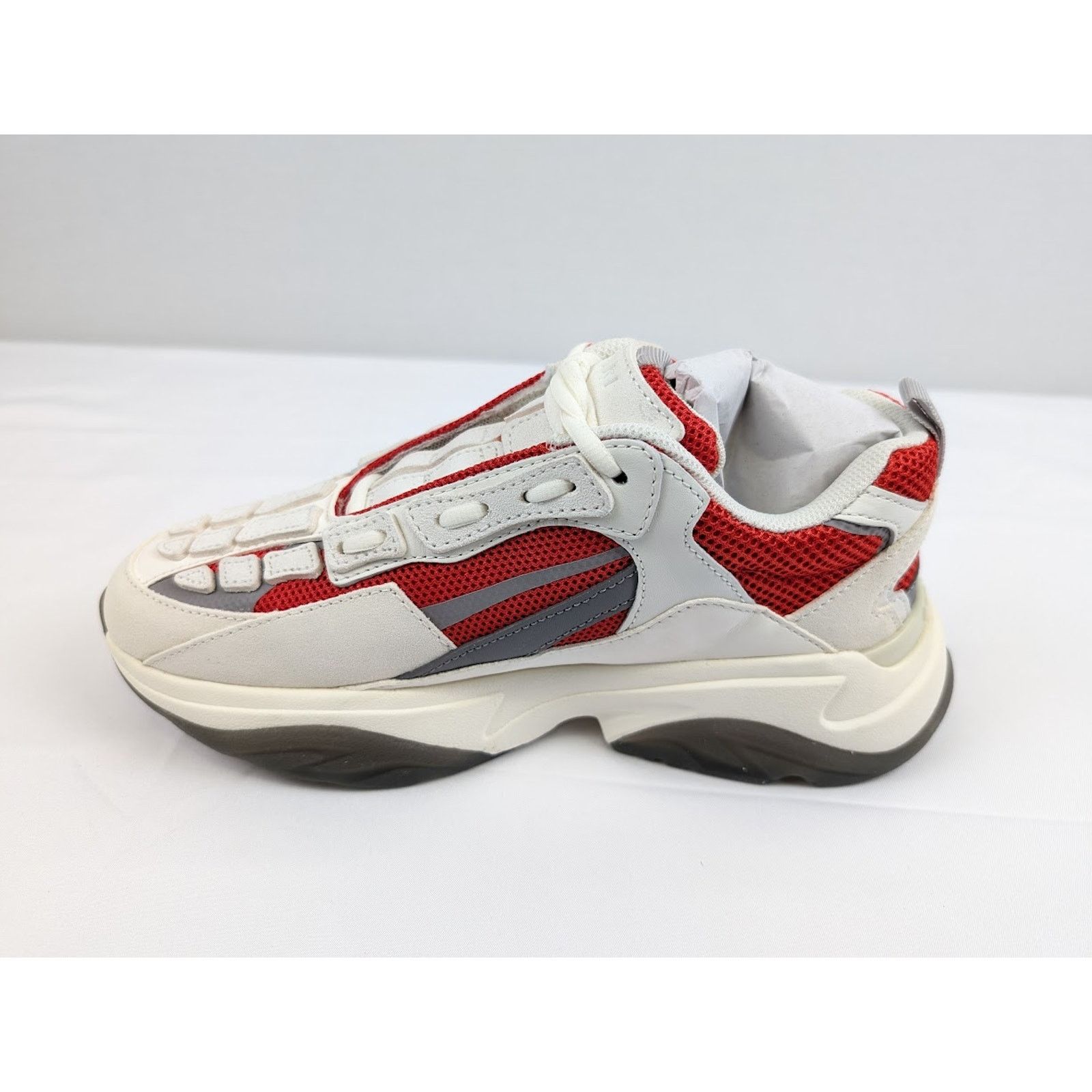 Amiri o1rshd1 Bone Runners in Red/White Size US 12 / EU 45 - 11 Thumbnail