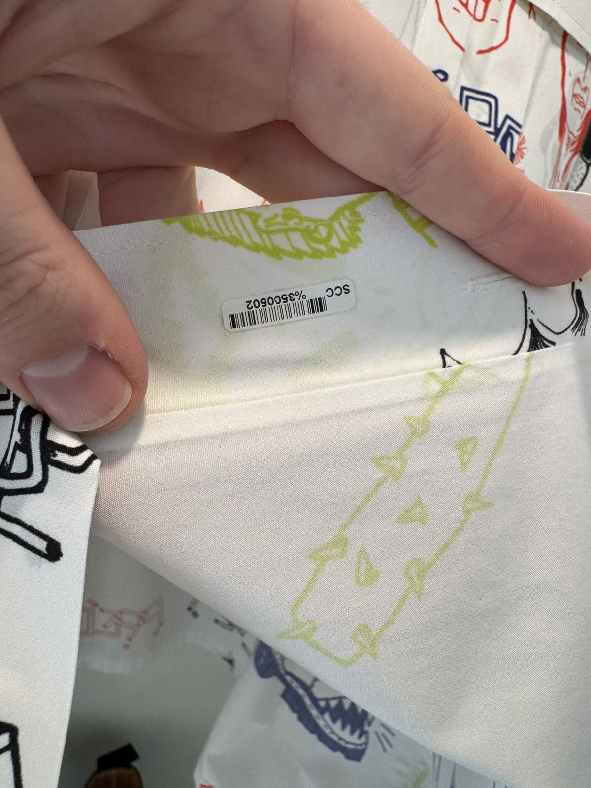 PACCBET PACCBET x Gosha Rubchinskiy graffiti print shirt Size US XL / EU 56 / 4 - 6 Thumbnail
