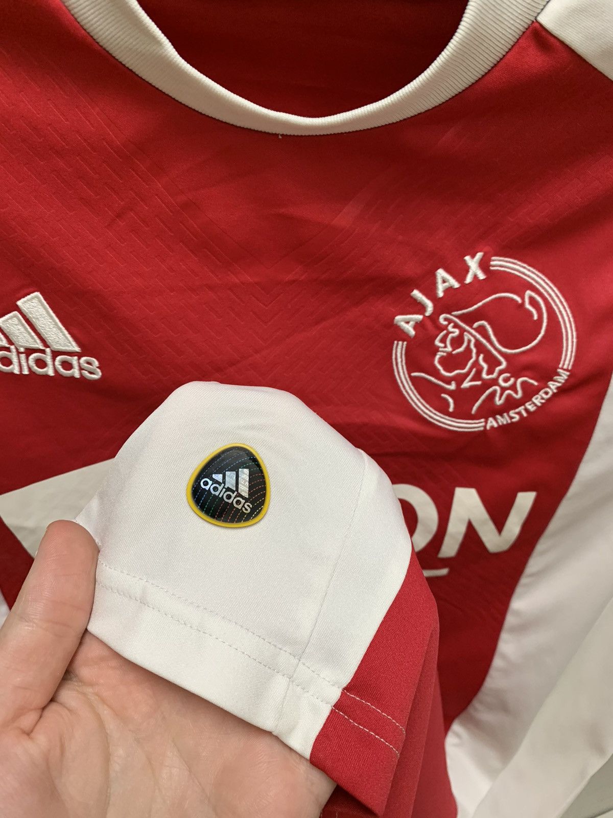 Adidas Adidas Ajax soccer jersey vintage M size white 2010 Size US M / EU 48-50 / 2 - 4 Thumbnail