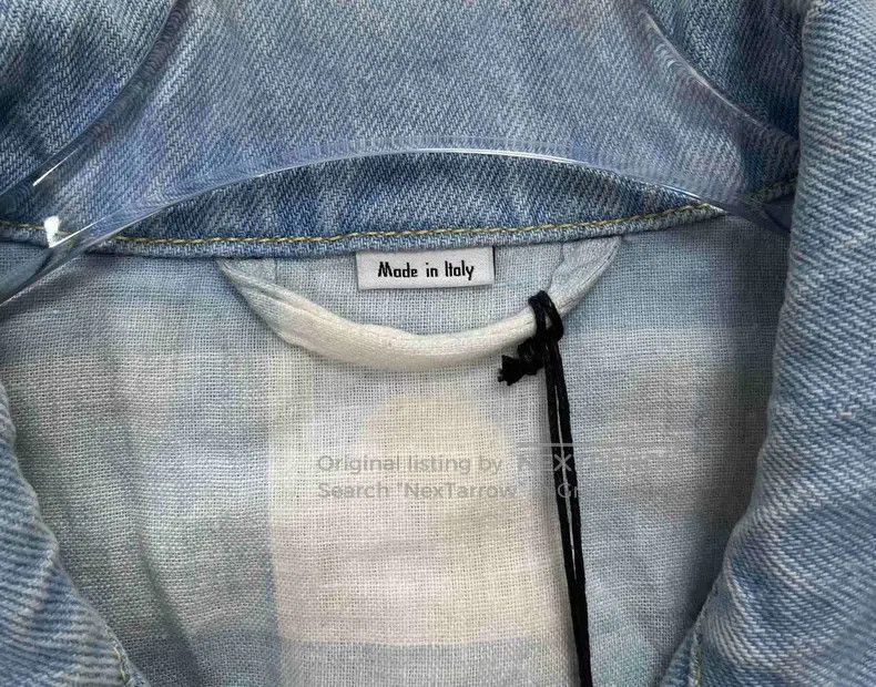 Gucci Gucci Logo printed denim jacket with blue embroidered patt Size US XXS / EU 40 - 3 Thumbnail