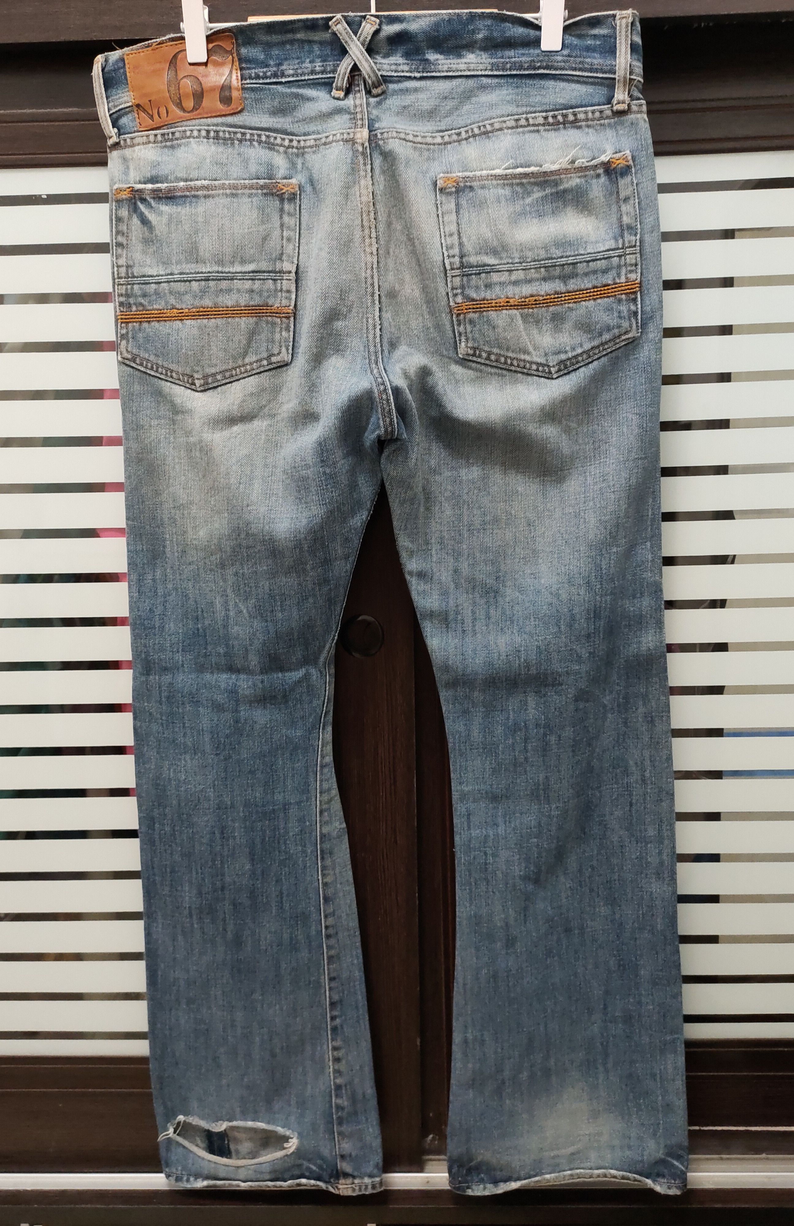 Polo Ralph Lauren 💥 Distressed Polo Ralph Lauren Button Fly Denim 💥 Size US 36 / EU 52 - 10 Thumbnail