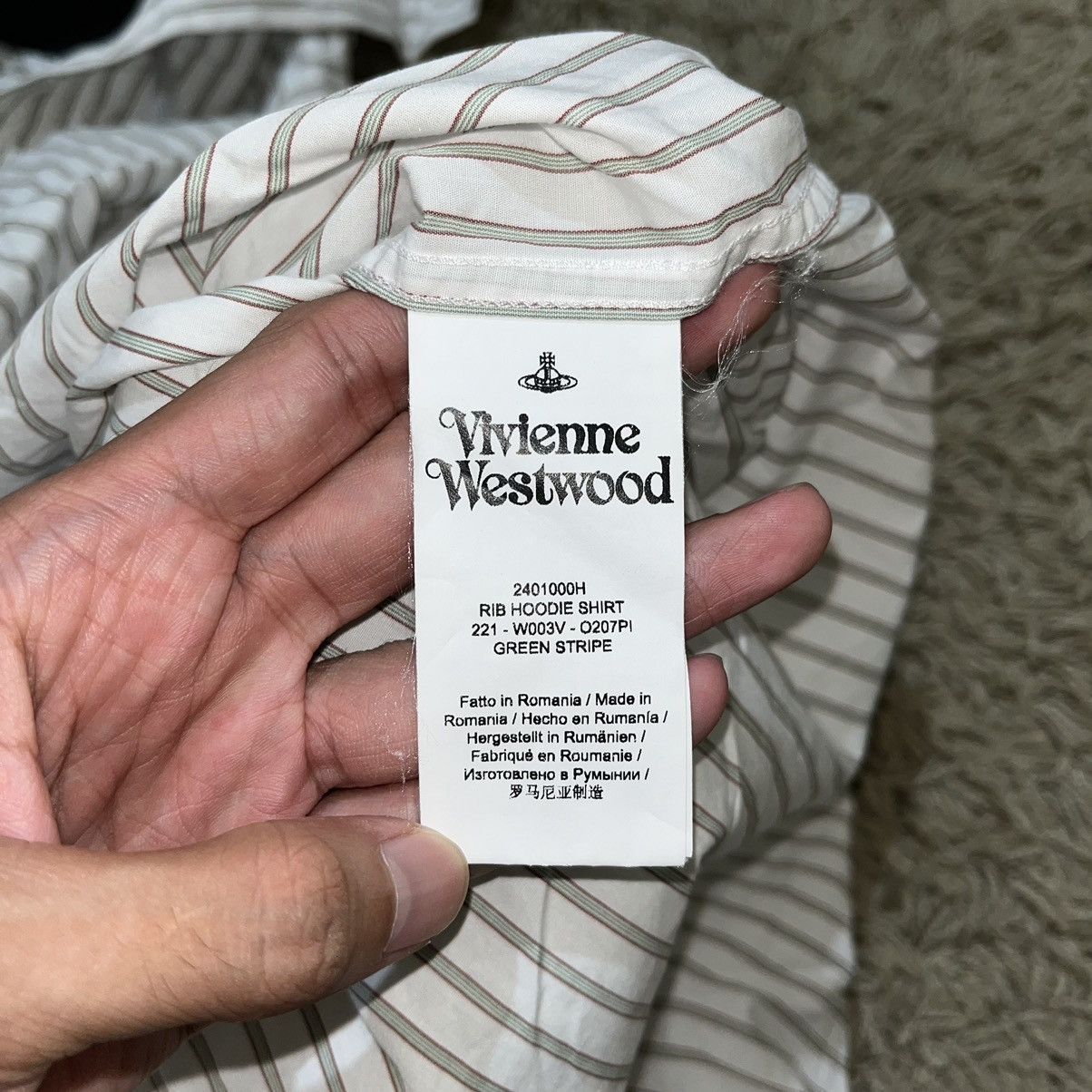 Vivienne Westwood Vivienne Westwood Rib Hooded Shirt Size US XL / EU 56 / 4 - 13 Thumbnail