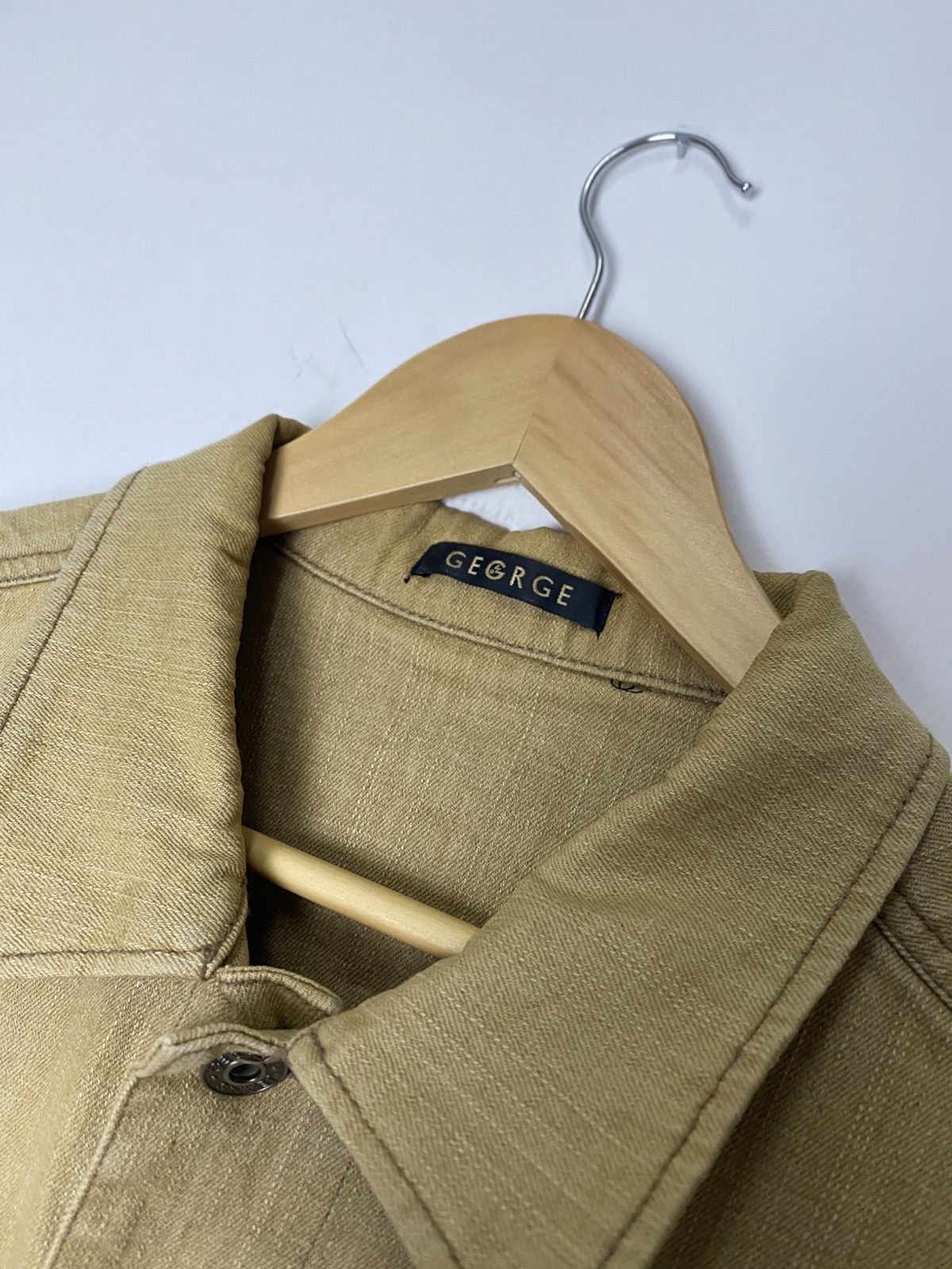 George George Denim Jacket Cream Iconic Size US L / EU 52-54 / 3 - 4 Thumbnail