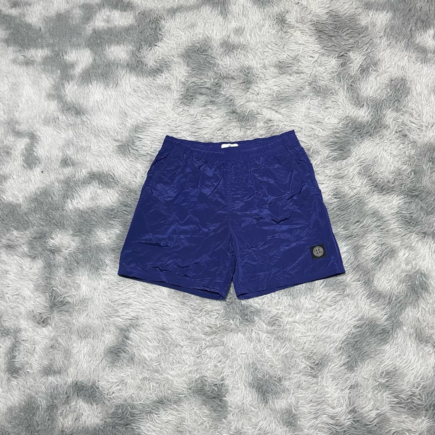 Stone Island Stone Island Metal Nylon Square Logo Shorts Size US 32 / EU 48 - 1 Thumbnail