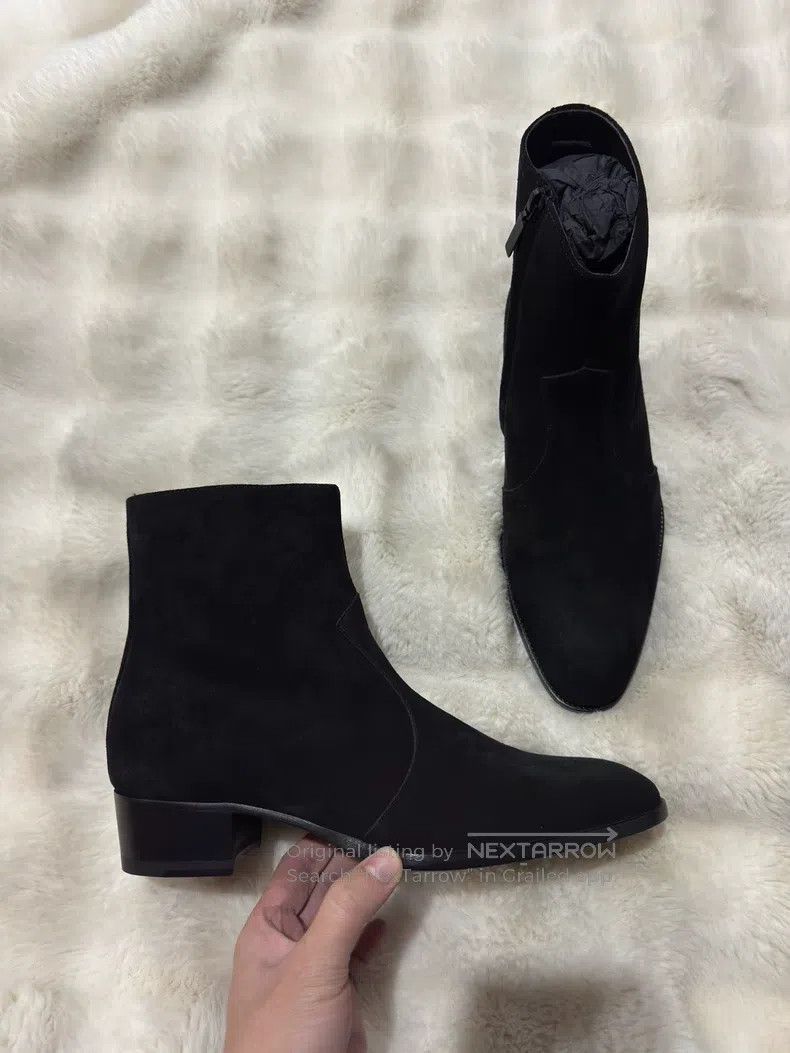 Saint Laurent Paris Saint Laurent Paris Suede Men's Boots Size US 9 / EU 42 - 3 Thumbnail