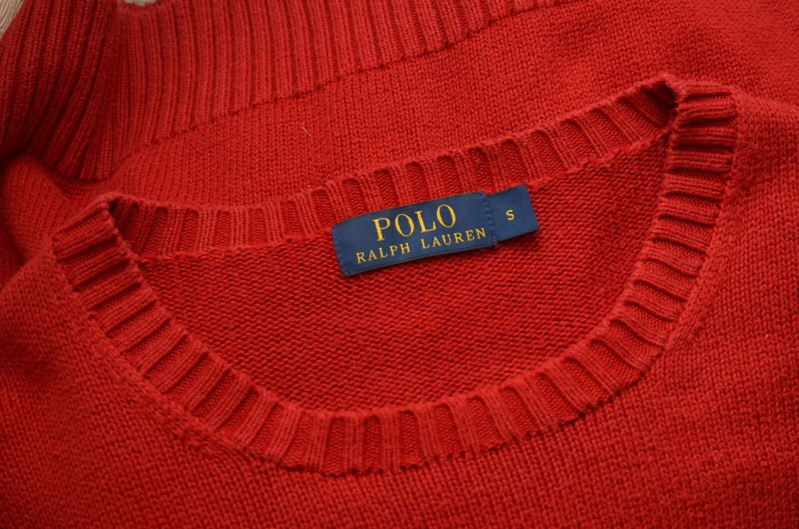 Polo Ralph Lauren Polo Ralph Lauren Knit Red Sweater Size S P2P 21'6" Size US S / EU 44-46 / 1 - 8 Thumbnail