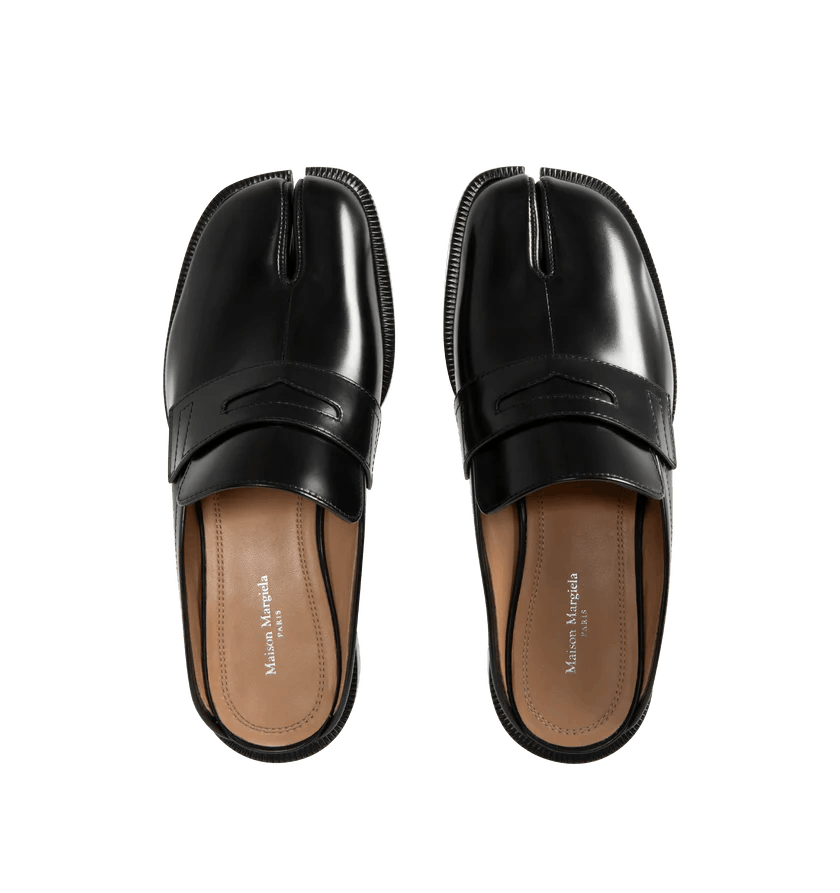 Maison Margiela o1h1sh11225 Tabi City Loafer Mule in Black Size US 9 / IT 39 - 4 Thumbnail