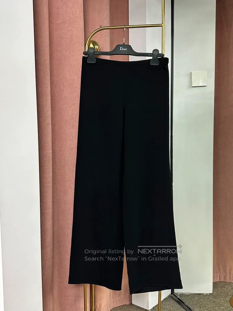 The Row The Row size 0 Black Trousers Casual Pants Wide-Leg Size 42" / US 20 - 1 Thumbnail