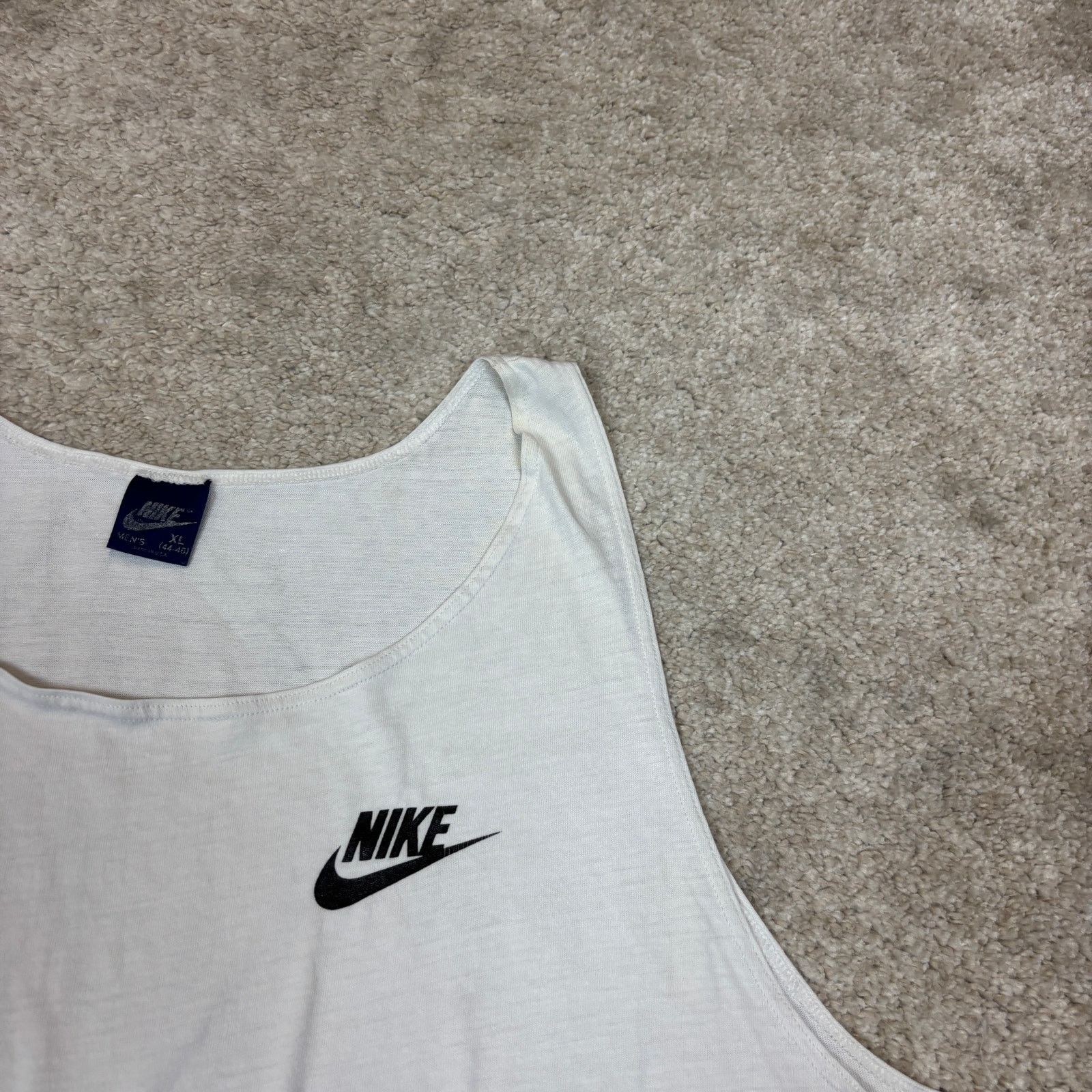 Nike Vintage 80s Nike Tank Top Shirt Men's XL Basic Gym Size US XL / EU 56 / 4 - 3 Thumbnail