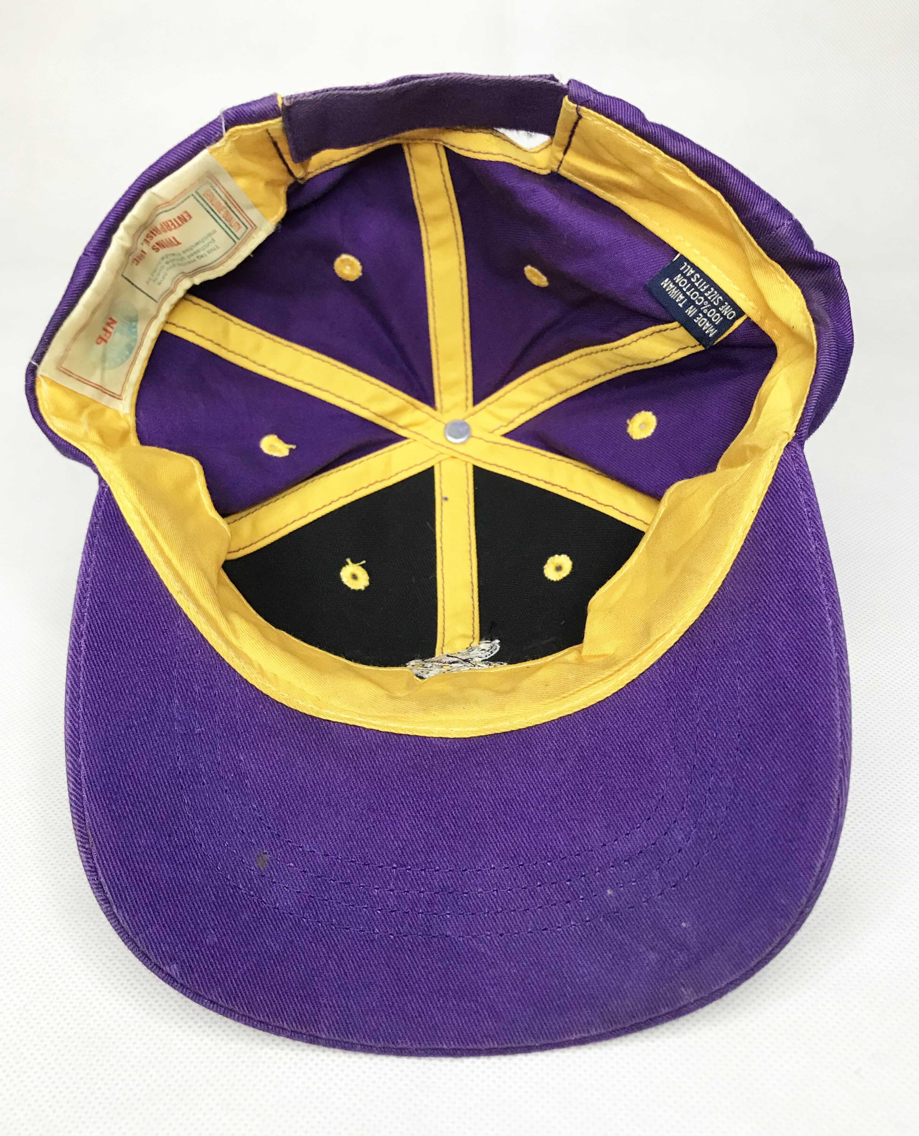 NFL × Twins Enterprise Inc. Vintage Twins Enterprise NFL Minnesota Vikings Football Cap Size ONE SIZE - 8 Thumbnail