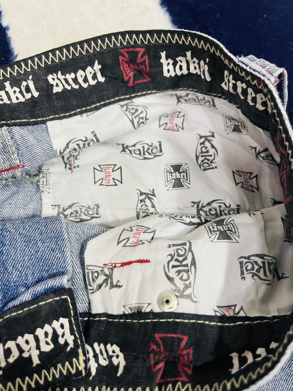 Japanese Brand Kakei Street Baggy Jeans (13) Size US 34 / EU 50 - 9 Thumbnail
