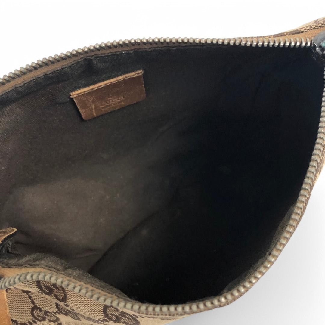 Gucci Gucci - Canvas Leather Brown Handbag GG Monogram Size ONE SIZE - 7 Thumbnail