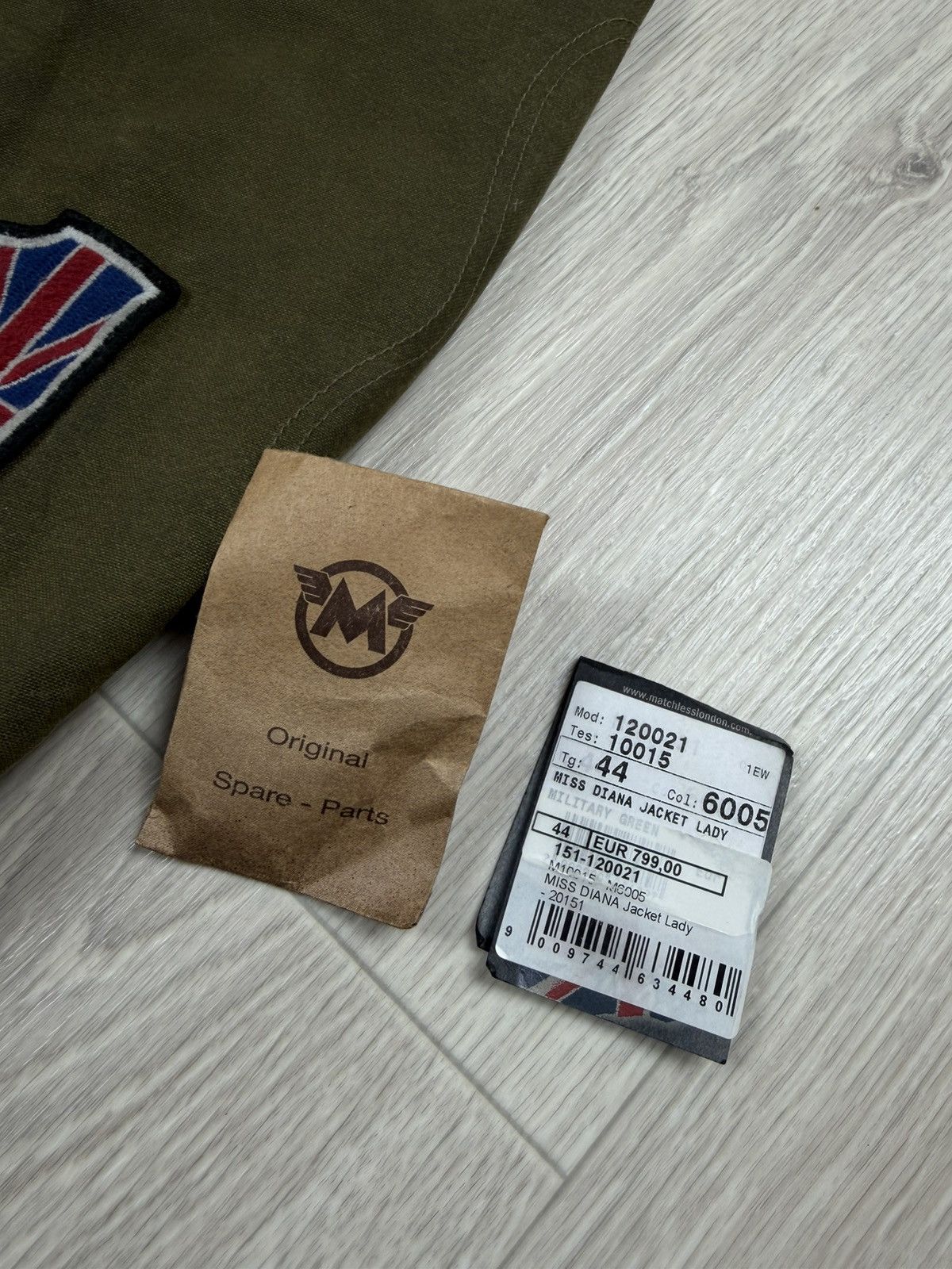 Matchless Matchless Miss Diana Military Green Jacket Size M / US 6-8 / IT 42-44 - 6 Thumbnail